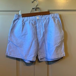 Chubbies X-Large Mens Elastic Waist The Khakinators 5.5" Shorts Light Blue NWOT